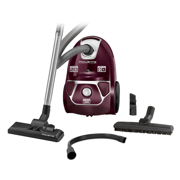 Aspirateur avec sac de 3L 750W aubergine Rowenta