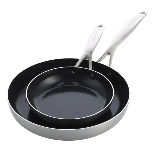 Set de 2 Poêles Geneva de 20 et 28 cm collection Greenpan