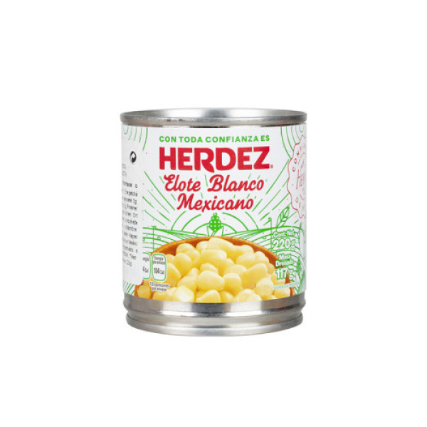 Herdez White Corn Can 200g