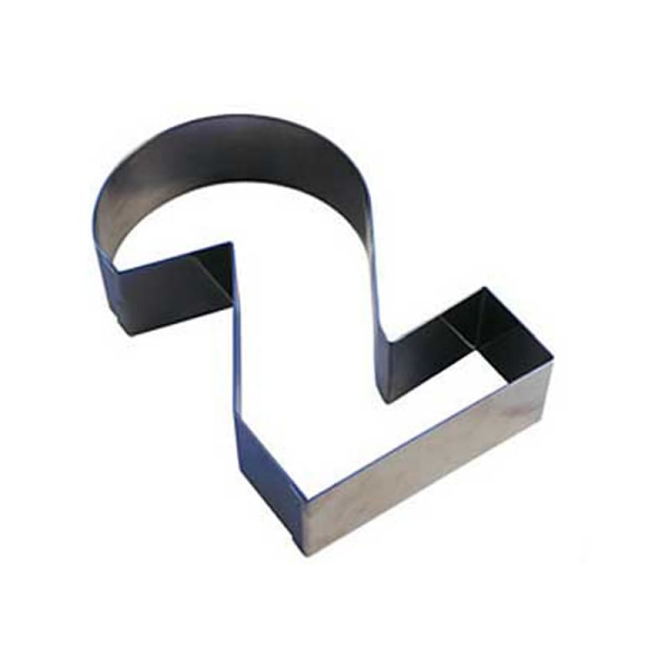 Emporte-pièce Chiffre N°2 inox