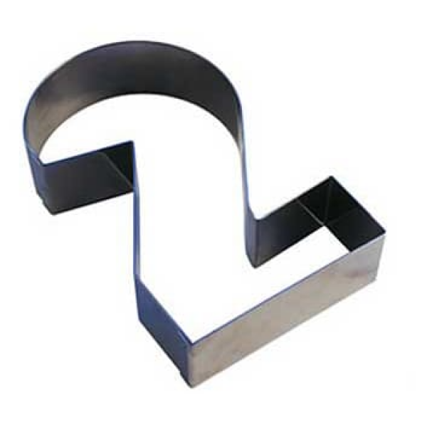 Emporte-pièce Chiffre N°2 inox