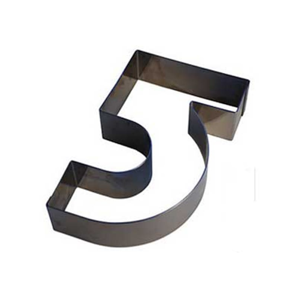 Emporte-pièce Chiffre N°5 inox