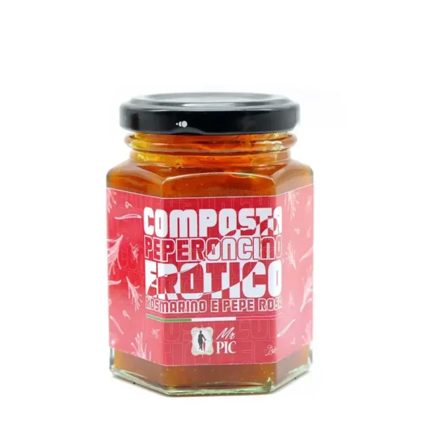 Erotico® Chili Pepper, Rosemary and Pink Pepper Compote 110 gr