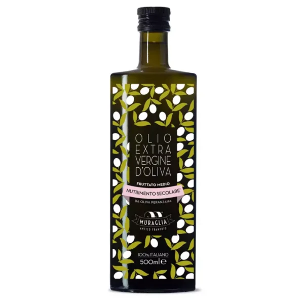 Essenza Medium Fruity Extra Virgin Olive Oil Monocultivar Peranzana 500 ml