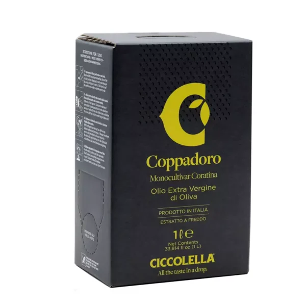 Extra Virgin Olive Oil Coppadoro Bag in Box 1 lt