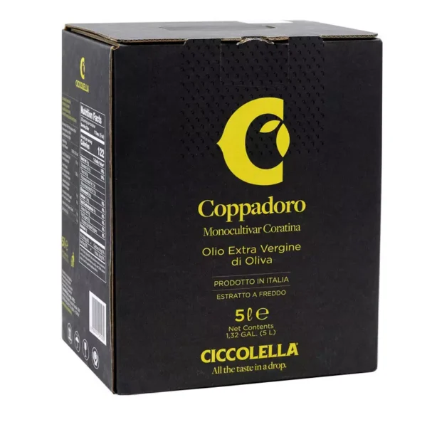 Extra Virgin Olive Oil Coppadoro Bag in Box 5 lt