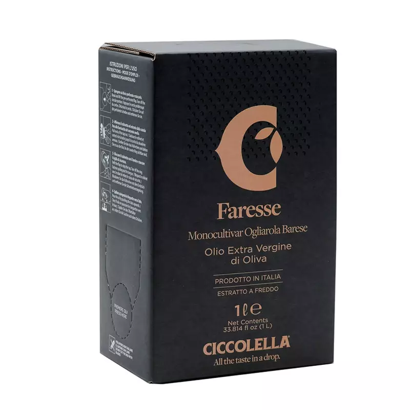 Extra Virgin Olive Oil Faresse Bag in Box 1 lt