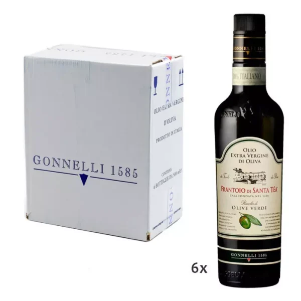 Extra Virgin Olive Oil Green Olives 500 ml x 6