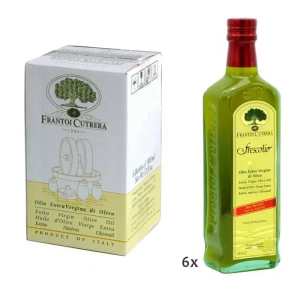 Extra Virgin Olive Oil Novello Frescolio Cutrera 500 ml x 6