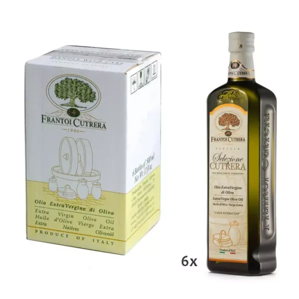 Extra Virgin Olive Oil Selezione Cutrera 500 ml x 6