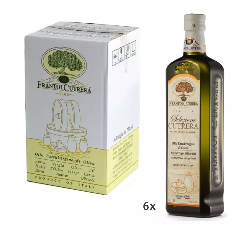 Extra Virgin Olive Oil Selezione Cutrera 750 ml x 6