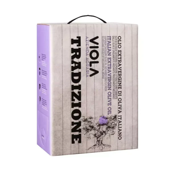 Extra Virgin Olive Oil Tradizione Viola Bag in Box 3 lt