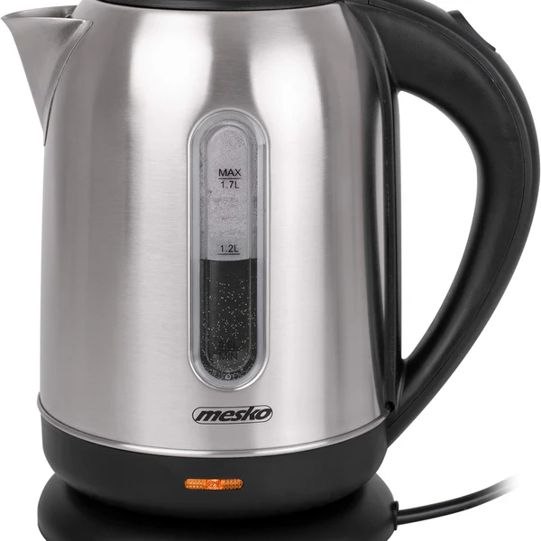 bouilloire électrique de 1,7L 2200W noir gris Mesko