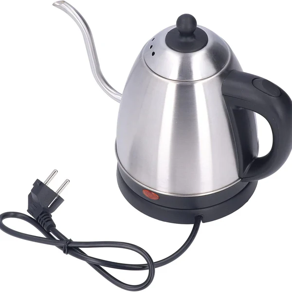 Bouilloire électrique à col de cygne de 1,2 L en acier inoxydable gris noir Vendos85