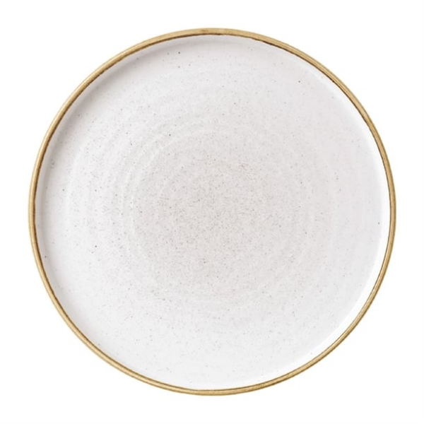 Assiettes avec rebord Churchill Stonecast Barley White 260mm (Lot de 6)