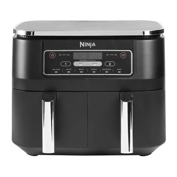 Ninja Foodi Af300eu - Friteuse Sans Huile Dual Zone - Fonctions Sync, Match - 6 Modes De Cuisson - 7,6l - 2400w Ninja