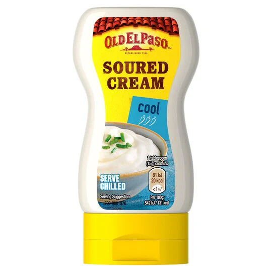 Old El Paso Squeezy Sour Cream 230g