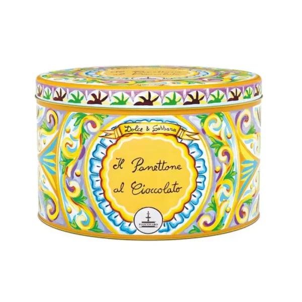 Fiasconaro Dolce e Gabbana Chocolate Panettone in tin 500 gr