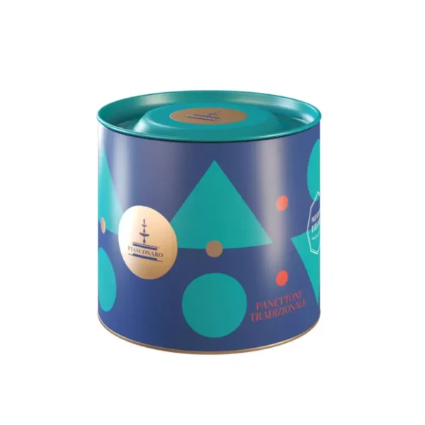 Fiasconaro Traditional Panettone with candied fruit in Turquoise gift box 100 gr