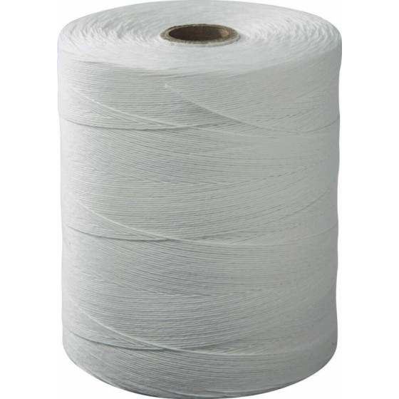 Ficelle alimentaire plastique blanche calibre 4/2 2000 m - à l'unité