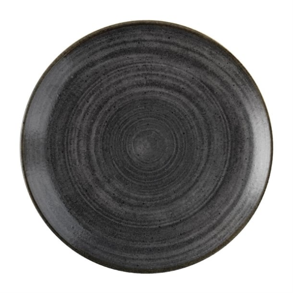 Assiettes avec rebord Churchill Stonecast Raw Evolve Brown 260mm (Lot de 12)