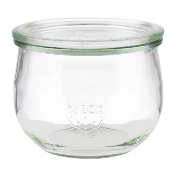 Bocaux en verre tulipe avec couvercle Weck APS 580 ml (lot de 6)