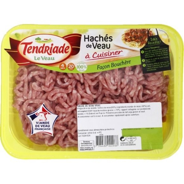 Hache de veau vrac