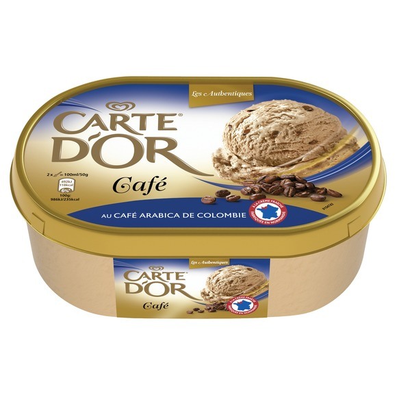Crème glacée, café arabica de Colombie