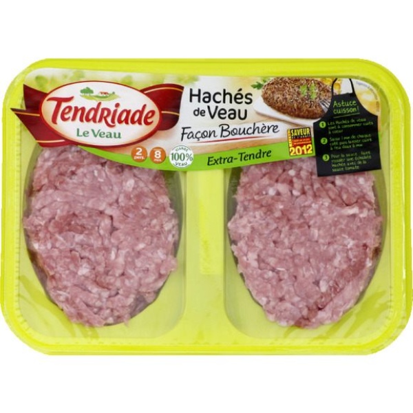 Hachés tendre de veau, façon bouchère