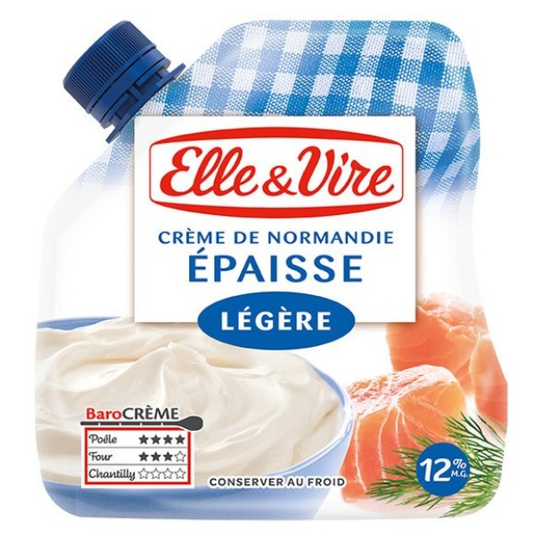 Crème légère épaîsse, 12% de matière grasse