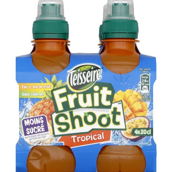 Tropical, boisson rafraichissante aux fruits et à l'eau de source
