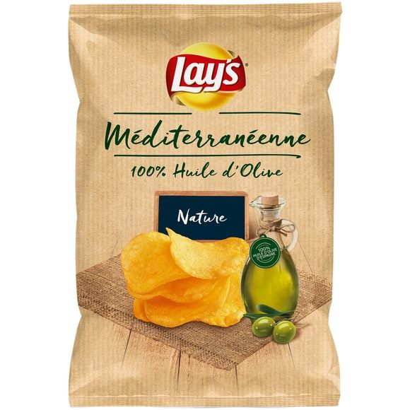 Chips recette méditerranéenne 100% huile d'olive