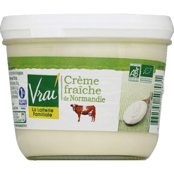 Vrai crème fraiche de normandie