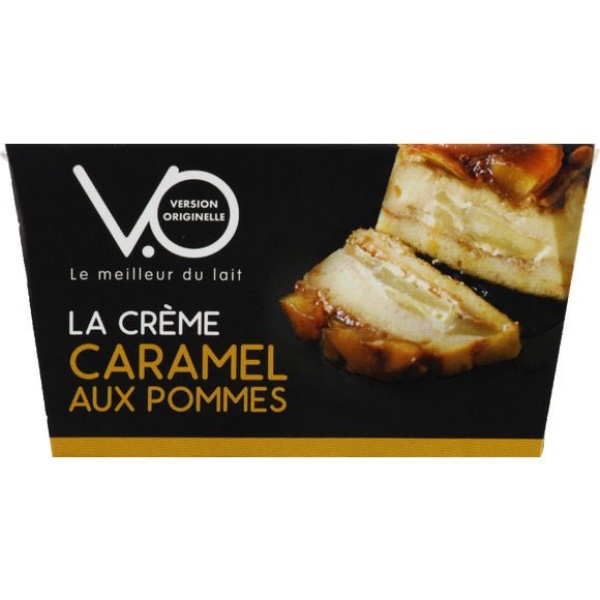 La Crème Caramel aux pommes