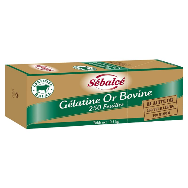 Gélatine Or origine bovine