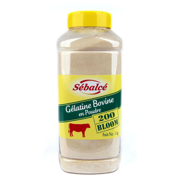 Gélatine en poudre 200 bloom origine bovine