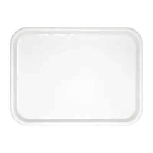 Plateau fast food en plastique Olympia Kristallon blanc 345 x 265mm