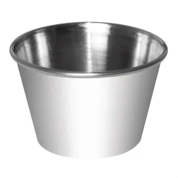 Pots à sauce en acier inoxydable Olympia 70ml (Lot de 12)