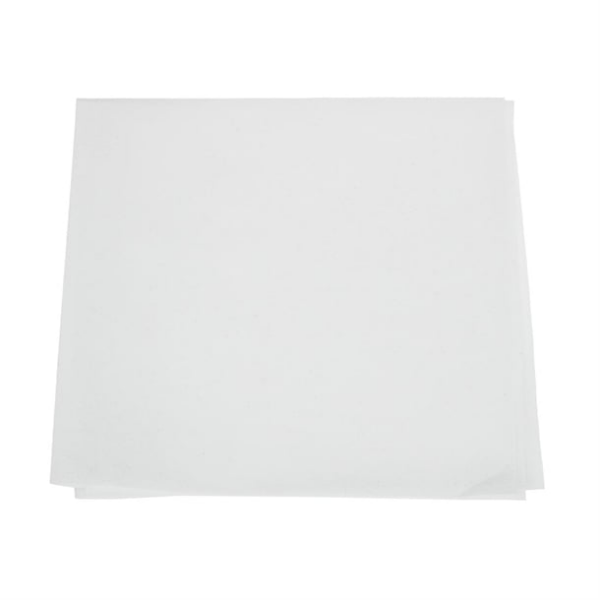 Serviettes snacking en papier blanches 330 x 330mm (Lot de 5000)