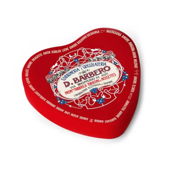 Gianduiotti in Red Heart Box 150 gr