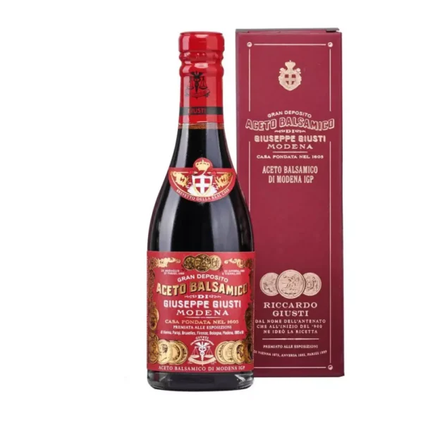 Gift Box Balsamic Vinegar of Modena PGI 3 Gold Medals "Riccardo Giusti" 250 ml