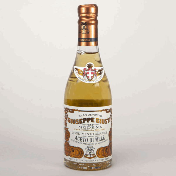 Giusti - Aceto di Mele 250 ml - Vinaigre de cidre de pomme de 5 ans avec vinaigre balsamique - Giusti