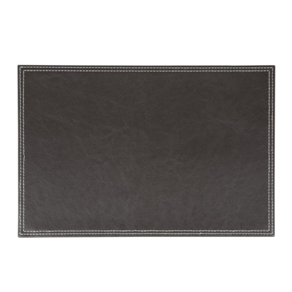 Sets de table en simili cuir Olympia (lot de 4)
