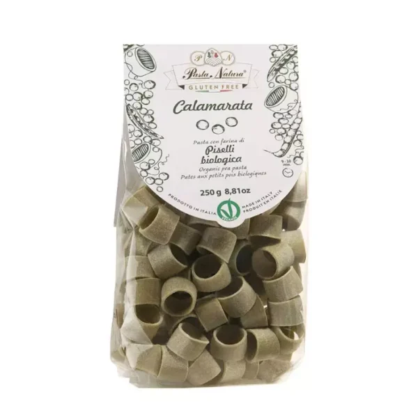 Gluten Free Calamarata with Organic Pea Flour 250 gr