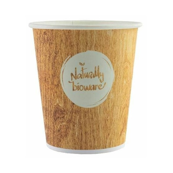 Gobelet boissons chaudes carton "Bioware" 180 ml - par 100