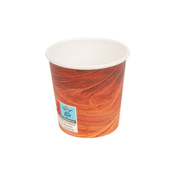 Gobelet boissons chaudes carton brun "Arizona" 120 ml - par 50