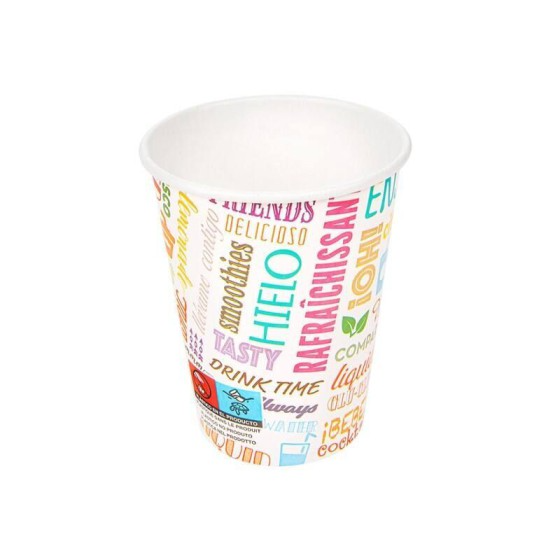 Gobelet boissons froides carton "Parole" 270 ml - par 100