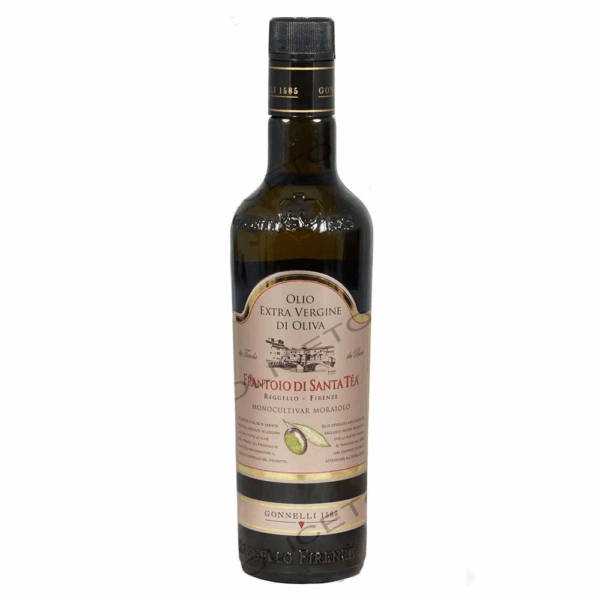 Huile d'olive bio Moraiolo monocultivar Frantoio di Santa Tea 500 ml - Gonnelli 1585