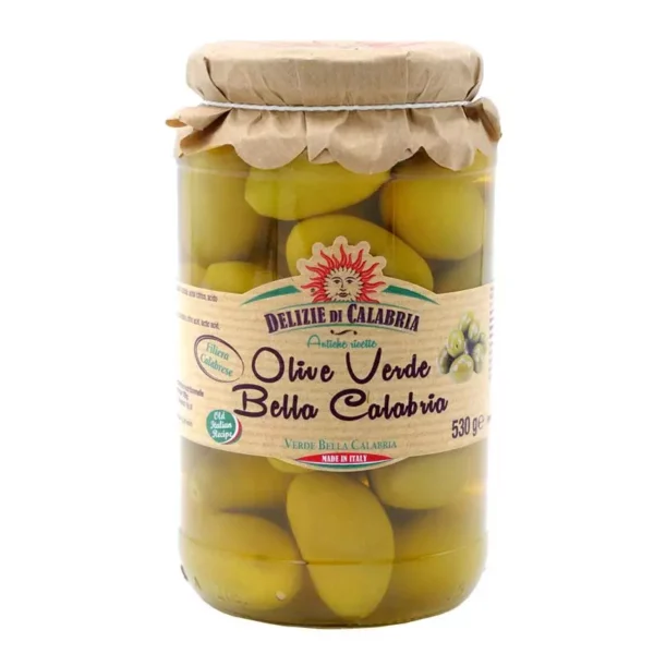 Green Olives Bella di Calabria 530 gr