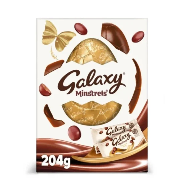 Galaxy Minstrels Milk Chocolate Easter Egg 204g